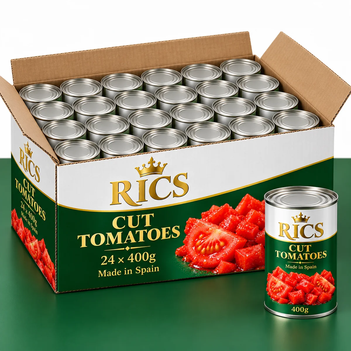 RICS Cut Tomatoes – 24 × 400 g